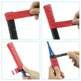 thumbnail image 6 of Tennis Badminton Racket Overgrip Non-Slip Sweatband Drumstick Tape, Red 10 Pack, 6 of 6