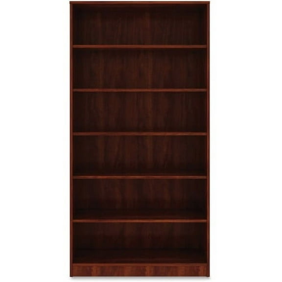 Lorell, LLR99791, Cherry Laminate Bookcase, 1 Each, Cherry