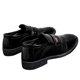 thumbnail image 5 of Zapatos de cuero para hombre, zapatos de vestir de negocios informales, zapatos de cuero negros transpirables para hombres jóvenes, 5 of 5