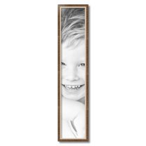ArtToFrames 7" x 36" Taupe with Silver Lip Picture Frame, 7x36 inch Multi Wood Poster Frame (WOM-4986),  Pack