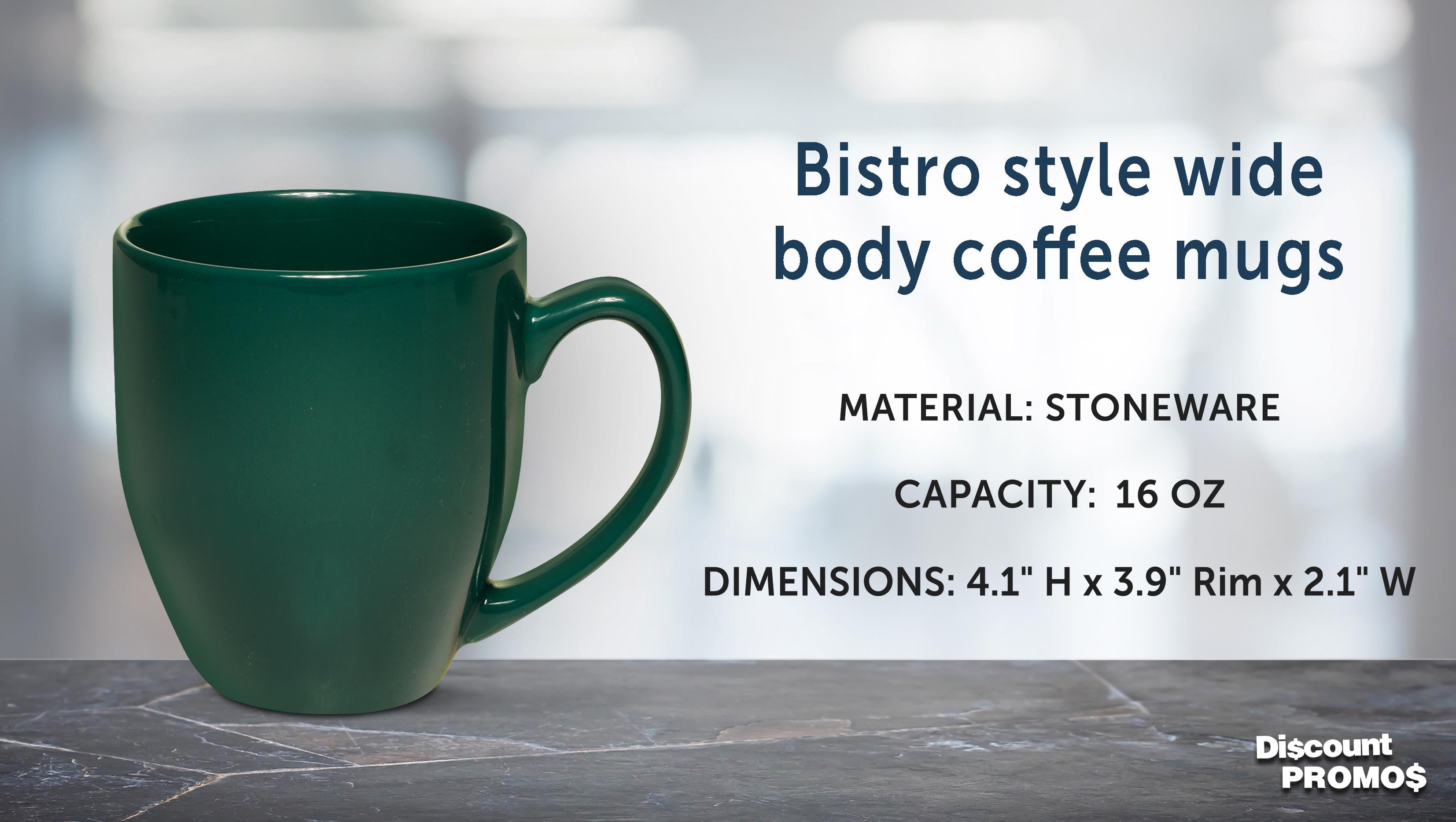 Large Coffee Cups 16 oz. Set of 10, Bulk Pack - Perfect for Tea, Espresso, Cappuccino, Hot Cocoa - Green