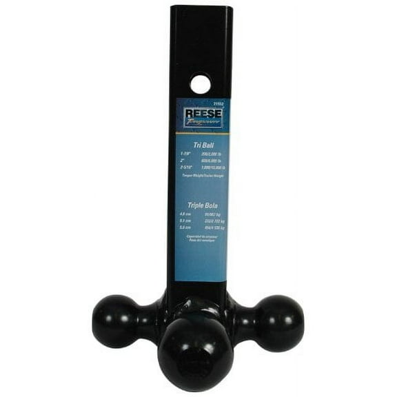 Reese Towpower 21512 Multiple-Ball Ball Mount,Black,Medium