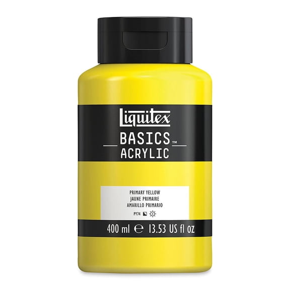 Liquitex Basics - Primary Yellow, 13.5 oz Squeeze Bottle