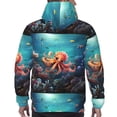 thumbnail image 7 of Daiia Underwater Plant Octopus for Men's Fashion Hoodies & Sweatshirts with Kangaroo Pocket Hooded Sweatshirt Breathable & Moisture Wicking-3X-Large, 7 of 7