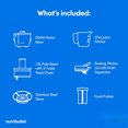 thumbnail image 7 of Open Box Centrifugal Juicer Machine for Fruit, Vegetables, and Food Prep, 27 Ounces/1.5 Liters, 1000 Watts, Silver,, 7 of 7