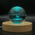 thumbnail image 2 of LED Light Base Wooden LED Display For Crystal Glass Art Illuminated Wooden Base Romantic Display For Crystal Glass, 2 of 5