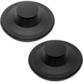 thumbnail image 2 of 4 Piece Black Rubber Sink Stopper Garbage Disposal Splash Guard Set Compatible With InSinkErator, 2 of 8