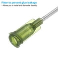 thumbnail image 4 of Agujas de dispensación de 14Ga, 52PCS de 1.5 pulgadas, jeringas de aguja de punta roma con bloqueo Luer para rellenar tintas líquidas, adhesivos, aceites, verde oscuro, 4 of 7