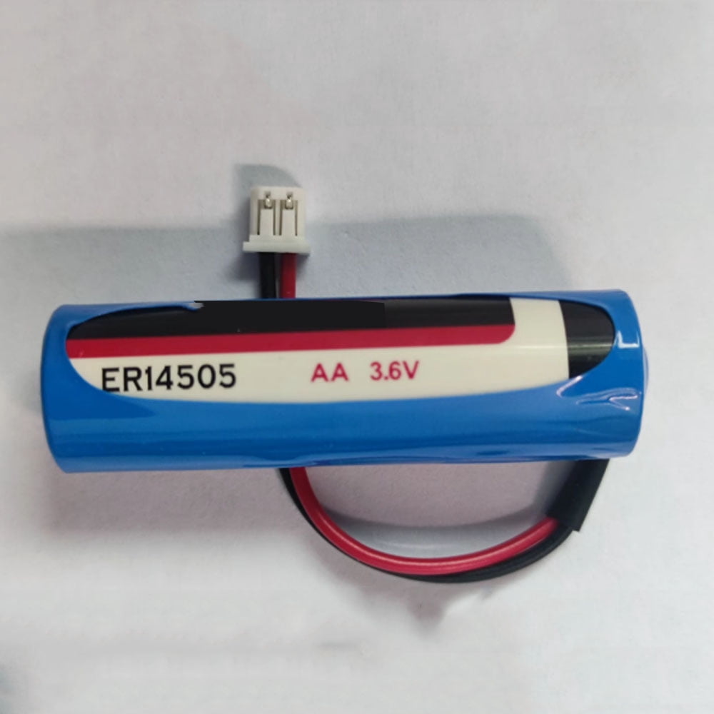 2-Pack AA Lithium Battery ER14505 3.6V 2700mAh Non-rechargeable with 2.0 White Plug for PLC CNC System