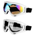 thumbnail image 1 of wonima02 Motorcycle Goggles - Glasses Set of 2 - Dirt Bike ATV Motocross Anti-UV Adjustable Riding Offroad Protective Combat Tactical Military Goggles for Men Women Kids Youth Adult, 1 of 1