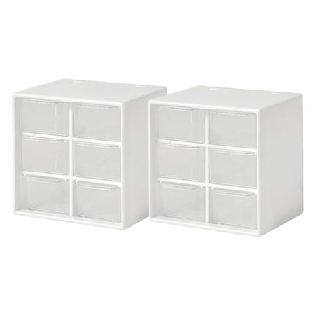 

2PCS Transparent Girl Colored Desktop Leather Band Hair Accessories Small Objects Large Capacity Divider Drawer Storage
