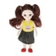 thumbnail image 1 of Muñeca BJD 3D de 16 cm, movible, 1/12, ojos grandes, regalo de cumpleaños, suministros de bricolaje A5 Cabello rizado castaño, 1 of 7