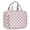 Pink Checkerboard, variant on Checkerboard Hanging Travel Toiletry Bag with Hook, Makeup Bags for Women Cosmetic Organizer Toiletries for Brush Shampoo Travel Essentials, Green