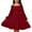 Red#113, variant on LIIPEE Girls Dresses Solid Color Long Sleeve Square Neck Backless A-Line Sundress Kids Breathable Holiday School Party Dress,Black,120