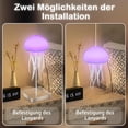 thumbnail image 5 of Lumière Méduse LED, Lumière Méduse Dégradée RVB avec Commande Vocale et Tentacules Intelligents pour la Maison, le Bureau, 5 of 5