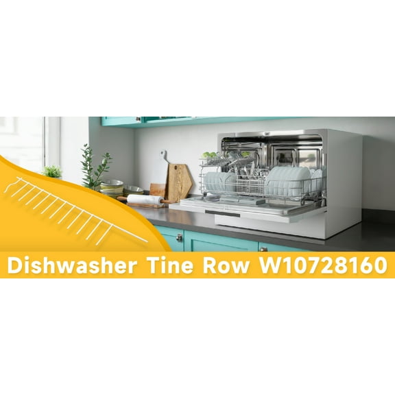 Dishwasher Tine Row W10728160 For Kenmore/KA/Maytag,Repl AP5951430 WP8051250