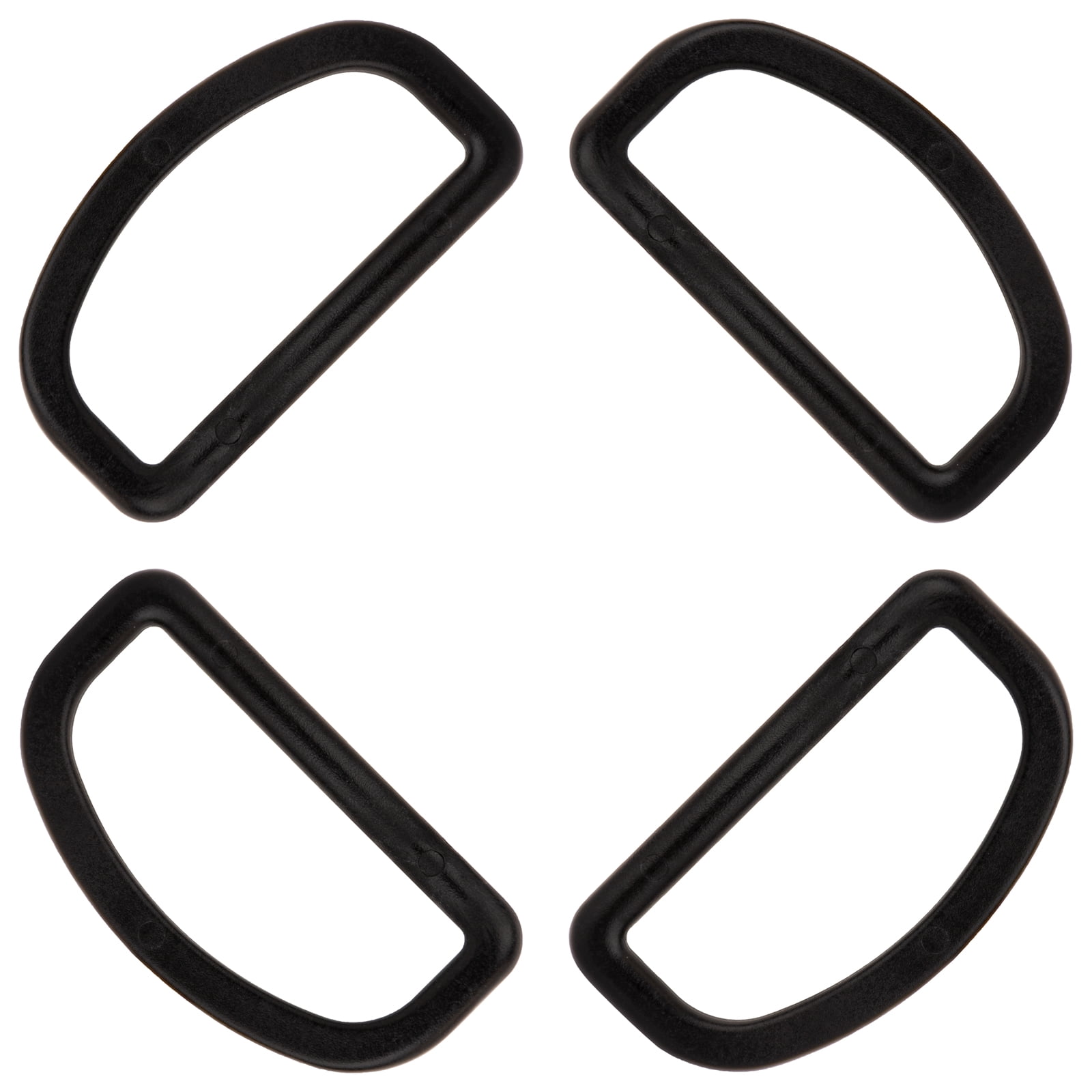 2 Inch Black Plastic DRings 2 Closeout