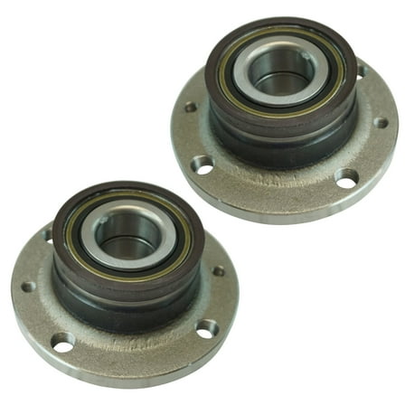 TRQ Driver & Passenger Side Rear Wheel Bearing Hub Assembly Pair for Fiat 500 BHA53828