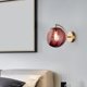 thumbnail image 1 of Lámpara de Pared de Bola Moderna, Accesorios de Lámpara , Decoración Del Hogar, Candelabro E14, Apliques de Pared para Dormitorio, Escalera, S Rojo Yinane Lámpara de pared junto a la cama, 1 of 8