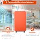 thumbnail image 3 of Yescom 24 Pint Portable Dehumidifier 2700 Sq. ft for Basement and Home with Drain Hose, Auto Shut-off, 3 of 11