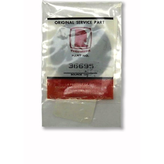 Tecumseh 36695 DECAL Black Plain 2-5/16" Diameter. Engine TE-36695