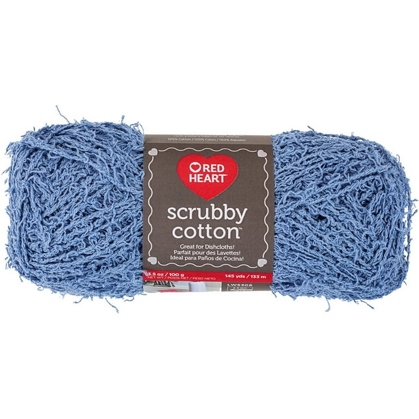 Red Heart Scrubby Cotton YarnDenim