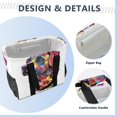 thumbnail image 4 of Large Hand-Held Storage Bag Kitchen Reusable Grocery Bags， Travel Tote Bags， Waterproof Tote，Laundry Bag，Beach Bag， Pool Bag Cool Color Dog, 4 of 8