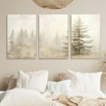 Pine Tree Wall Art Framed Canvas Print Wall Art Woodland Nursery Decor