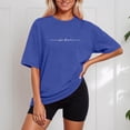 thumbnail image 2 of Women's Oversized T Shirts Vintage Washed Drop Shoulder Short Sleeve Crew Neck Tees Casual Trendy Relaxed Fit Basisc Tops, 2 of 4