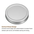 thumbnail image 4 of Uxcell 6Pack 86mm/3.39" Wide Mouth Tin Plate Mason Jar Lids for Canning Jars, Silver, 4 of 6