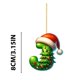 thumbnail image 4 of Adorno de Letra de Árbol de Navidad de Acrílico 2D | Impresión a doble cara | Colgante inicial de 26 alfabetos | Decoración navideña | Regalo para la familia | Decoración colgante versátil | 1 pieza, 4 of 4