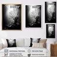 thumbnail image 4 of Designart "Monochrome Coral Plant Beauty III" Coastal Coral Under Water Floater Framed Canvas Prints, 4 of 5