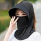 thumbnail image 3 of Protector solar de seda de hielo, visera plegable, sombrero de protección para el cuello, ala grande para mujer, material de seda de hielo ligero y transpirable, a prueba de viento y polvo, 3 of 6