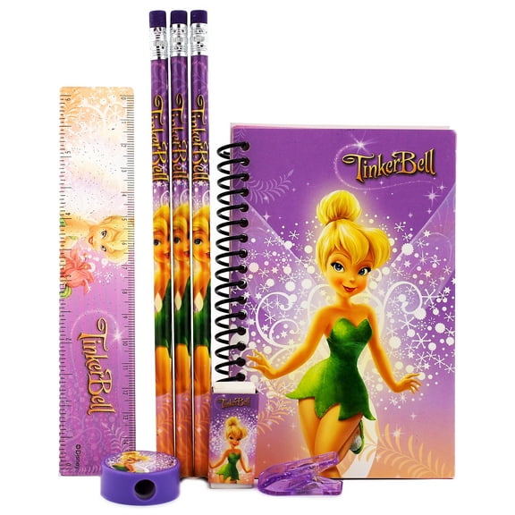 Tinkerbell Purple Stationery Set