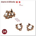 thumbnail image 1 of Classic IQ Metal Brain Teaser Magic Baffling Puzzles Game Toys For Children Adults Funny Gifts, 1 of 5