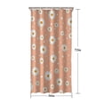 thumbnail image 5 of Peach Daisy Flower White Blooms Pattern Shower Curtain 36"x72" ,Bathroom Decorative Shower Curtains Set with 12 Hooks,Modern Waterproof Washable Shower Curtain, 5 of 6