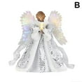 thumbnail image 4 of Adorno para árbol de Navidad Ángel Hada JanHm 25 cm Blanco, 4 of 4