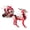 Red, variant on 3D Metal Puzzle for Adults, Mythical Nine-Tailed Fox DIY Assembly Puzzle Sculpture, Mechanical Animal Display Model for Collectors