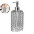 thumbnail image 1 of Dvruxg Refillable Hand Sanitizer Dispenser Bottle – Plastic Soap Dispenser for Bathroom, Kitchen, and Office – Clear Liquid Soap Dispenser with Pump(Clear), 1 of 5