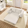 thumbnail image 6 of 78.7"Foldable Sofa Bed - No Assembly Convertible Couch, Space-Saving Design with Plush Teddy Fabric, Easy to Clean, 6 of 8