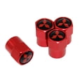 thumbnail image 5 of Hisport Hex 016 Rojo 4 Piezas Tapas universales para vástago de válvula de neumático de Coche Cubierta de Aire para Accesorios Mitsubishi, 5 of 5