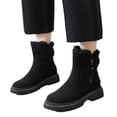 thumbnail image 3 of Botas de nieve de invierno para mujer, zapatos de terciopelo para mujer, botas cálidas, zapatos de algodón grueso, botas de mujer del noreste, 3 of 6
