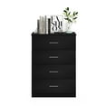 thumbnail image 5 of Furinno Tidur Simple Design 4-Drawer Dresser with Handle, Americano, 5 of 5