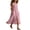 Pink, variant on Ovbmpzd Pleated Casual Summer Dresses for Women Midi Linen Pink Shift Dress Sleeveless Button Down Casual Dresses,S
