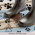 thumbnail image 2 of Blue Dog Paw Print Door Mat Indoor Outdoor,Vintage Farmhouse Rustic Wooden Grain Non Slip Welcome Mat with Rubber Backing,Absorbent Fabric Front Door Mats Entryway Rug for Home Patio Entrance 16"x24", 2 of 8