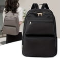 thumbnail image 1 of 1pc Fashion Casual Large-capacity Portable Backpack, Travel Backpack Women's Bag, Simple Solid Color Bag, Fashion Versatile Bag, Students Commuter Bag For Daily Use, 1 of 5