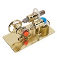 thumbnail image 2 of Stirling Engine Motor Model, Exquisite Beautiful Fine Polishing Stirling Engine Model Kit  For Class Presentation For Science Projects, 2 of 8