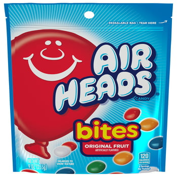Airheads Bites Fruit Flavored Chewy Candy, 9 oz Bag