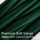 thumbnail image 3 of Cortinas Drapenova Velvet Pinch plisadas, 203 x 102 cm, color verde, 3 of 9