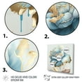 thumbnail image 3 of Designart Chic Blue Blooming Flower III Canvas Wall Art, 3 of 5